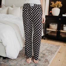 Load image into Gallery viewer, Black & White Polka Dots Soft Boxer Pants