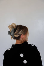 Load image into Gallery viewer, BLACK & WHITE POLKA DOT CLAW