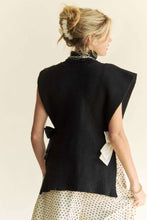 Load image into Gallery viewer, Davi & Dani Side Split Turtleneck Sleeveless Knit Top