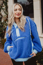 Load image into Gallery viewer, Two-Toned Sherpa Fleece Pullover