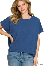 Load image into Gallery viewer, Cotton Slub Oversize Tee (19 Colors)