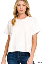 Load image into Gallery viewer, Cotton Slub Oversize Tee (19 Colors)