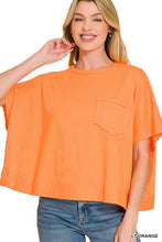 Load image into Gallery viewer, Exposed Seam Boxy Top (13 Colors)