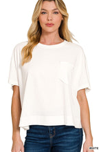 Load image into Gallery viewer, Exposed Seam Boxy Top (13 Colors)