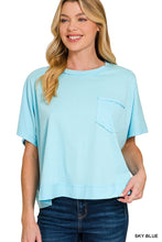 Load image into Gallery viewer, Exposed Seam Boxy Top (13 Colors)