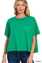 Load image into Gallery viewer, Exposed Seam Boxy Top (13 Colors)