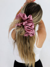 Load image into Gallery viewer, JUMBO SLEEP SILK/SATIN SCRUNCHIES