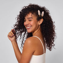 Load image into Gallery viewer, Recycled Plastic Creaseless Clips 4pc Set- Cherry Print