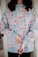 Load image into Gallery viewer, Traveling Matchbook Printed All Over Sweatshirt