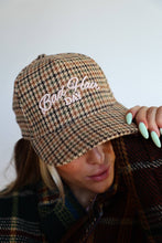 Load image into Gallery viewer, BAD HAIR DAY TWEED HOUNDSTOOTH TRUCKER HAT