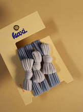 Load image into Gallery viewer, TWO TONED BOW SLICK BACK PONYTAILS (PACK OF 3)