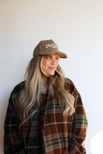 Load image into Gallery viewer, BAD HAIR DAY TWEED HOUNDSTOOTH TRUCKER HAT