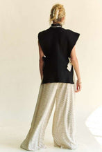 Load image into Gallery viewer, Davi & Dani Side Split Turtleneck Sleeveless Knit Top