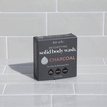 Load image into Gallery viewer, Charcoal Detoxifying Body Wash Bar