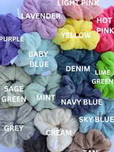 Load image into Gallery viewer, OVERSIZED TOWEL SCRUNCHIES ( 3 COLORS )