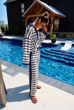 Load image into Gallery viewer, Drawstring Waist Stripe Pants