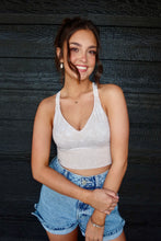 Load image into Gallery viewer, WASHED CRISSCROSS STRAP BACK SEAMLESS TANK TOP
