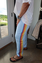 Load image into Gallery viewer, Contrast Striped Elastic Waist Active Pants