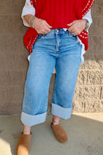 Load image into Gallery viewer, Tummy Control Elastic Band Mid Rise Crop Wide (PLUS ONLY)