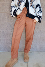 Load image into Gallery viewer, Contrast Stitching Barrel Pants