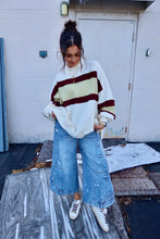 Load image into Gallery viewer, Upside-Down Denim Capri Pants