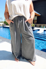 Load image into Gallery viewer, French Terry Washed Pants- (Curvy) (4 Colors)