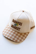 Load image into Gallery viewer, GINGHAM FARMERS MARKET TRUCKER HAT