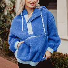 Load image into Gallery viewer, Two-Toned Sherpa Fleece Pullover
