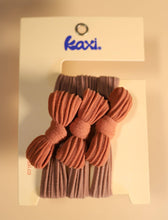 Load image into Gallery viewer, TWO TONED BOW SLICK BACK PONYTAILS (PACK OF 3)