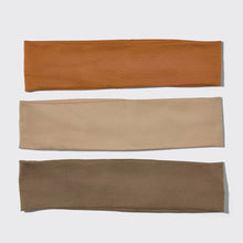 Load image into Gallery viewer, Recycled Fabric Active Headbands 3pc Set- Sedona