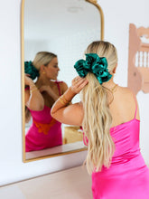 Load image into Gallery viewer, JUMBO SLEEP SILK/SATIN SCRUNCHIES