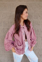 Load image into Gallery viewer, Washed Vintage Rib Cardigan/Jacket
