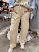 Load image into Gallery viewer, Drawstring Pockets Straight Leg Pants
