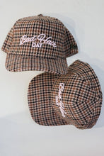 Load image into Gallery viewer, BAD HAIR DAY TWEED HOUNDSTOOTH TRUCKER HAT
