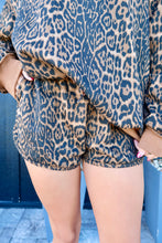 Load image into Gallery viewer, Cheetah-Pattern Drawstring Dolphin Shorts
