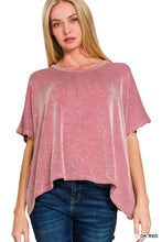 Load image into Gallery viewer, Ribbed Striped Oversized Top

