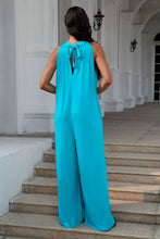 Load image into Gallery viewer, Double Take Full Size Tie Back Cutout Sleeveless Jumpsuit
