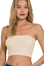 Load image into Gallery viewer, Washed Ribbed Seamless Tube Top (4 Colors)
