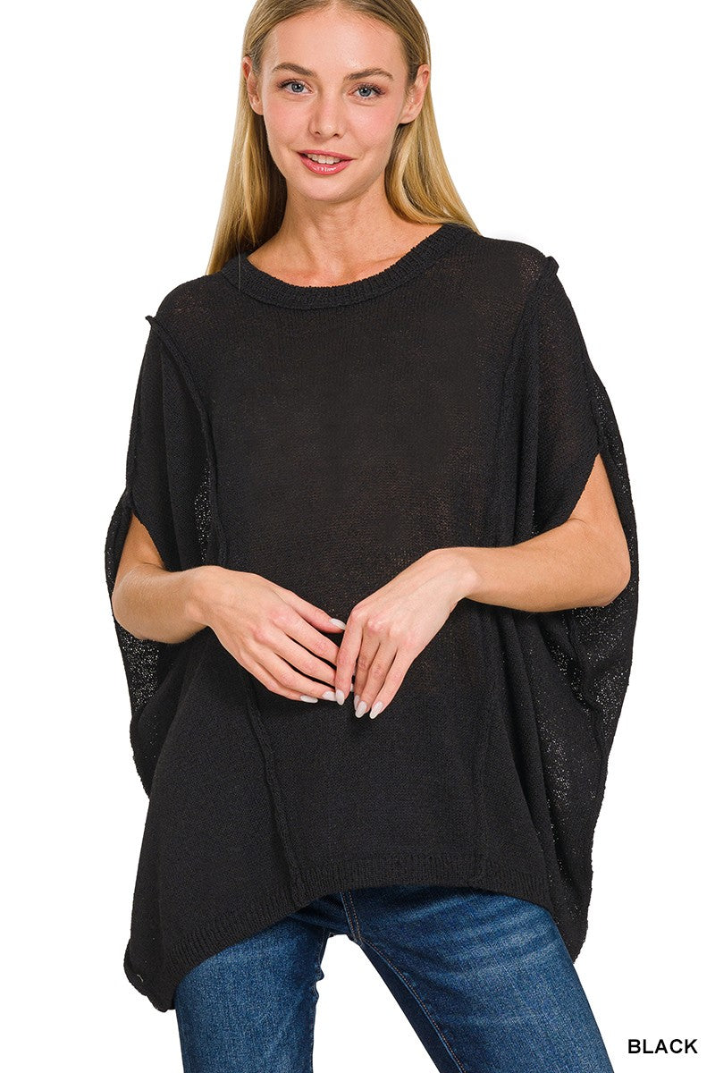 Drop Shoulder Short Sleeve Relaxed Top