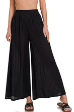 Load image into Gallery viewer, Woven Crinkle Wide Pants w/ Pockets
