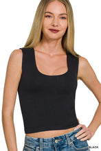 Load image into Gallery viewer, U-neck Seamless Cropped Tank Top (3 Colors)
