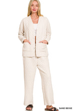 Load image into Gallery viewer, Quilted Jacket And Pants Set
