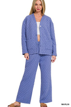 Load image into Gallery viewer, Quilted Jacket And Pants Set
