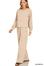 Load image into Gallery viewer, Fleece Raglan Sleeve Pullover &amp; Sweatpants Set

