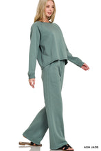 Load image into Gallery viewer, Fleece Raglan Sleeve Pullover &amp; Sweatpants Set
