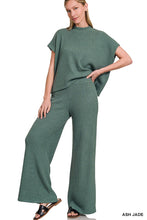 Load image into Gallery viewer, Sweater Boxy Top &amp; Long Pants Set
