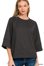 Load image into Gallery viewer, Scuba 3/4 Sleeve Pullover (2 Colors)
