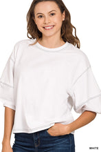 Load image into Gallery viewer, 3/4 Balloon Sleeve Top (3 Colors)
