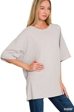 Load image into Gallery viewer, Cotton Oversized Tunic Tee (12 Colors)
