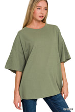 Load image into Gallery viewer, Cotton Oversized Tunic Tee (12 Colors)
